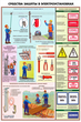 ПС29 средства защиты в электроустановках (ламинированная бумага, a2, 3 листа) - Охрана труда на строительных площадках - Плакаты для строительства - магазин "Охрана труда и Техника безопасности"